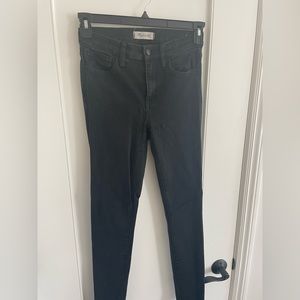 Madewell Black skinny roadtripper jeans size 26